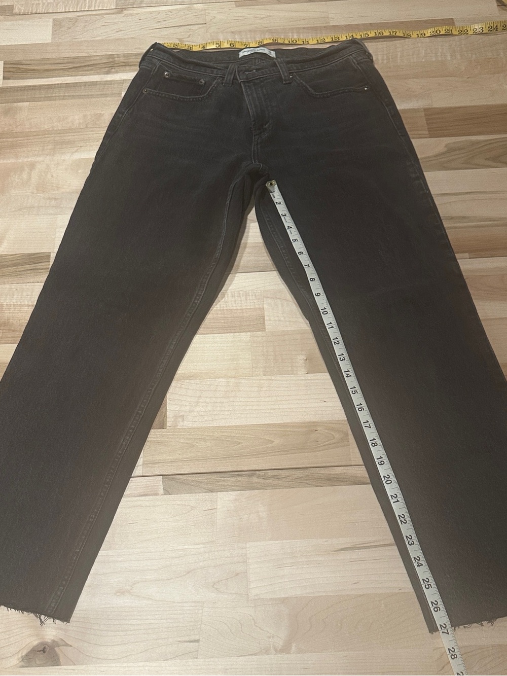 Abercrombie & Fitch Black Straight-Leg Men’s Jeans